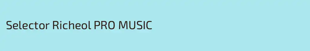 Selector Richeol PRO MUSIC